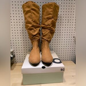 SO GOOD FOR LIFE Faux Suede Boots - Size 9 1/2 - NEW-NEVER WORN